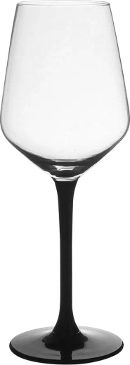 RUBIN Black sada sklenic na bílé víno 290 ml, 6 ks