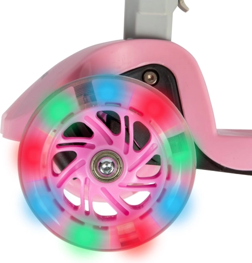Svítící LED kolečka při jízdě