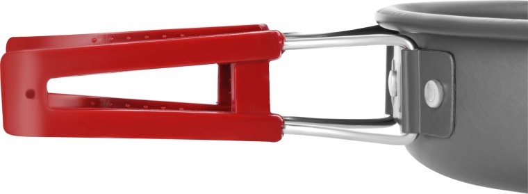 Skládací rukojeť pro minimální objem v batohu