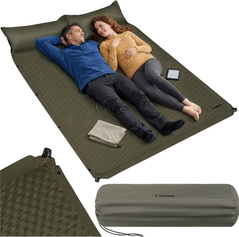 Trizand samonafukovací turistická matrace pro dva 186 × 130 cm