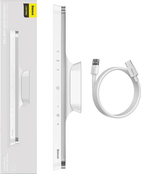 Baseus Magnetická Stmívací Lampa Pro s Dotykovým Panelem Bílá