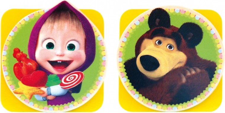 Magnetický kolíček Máša a medvěd