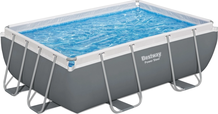 Zahradní rámový bazén bestway power steel 282 × 196 × 84 cm set 4 v 1 s filtrační pumpou