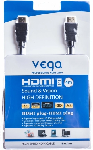HDMI kabel 4 m 10.2 Gb/s černý