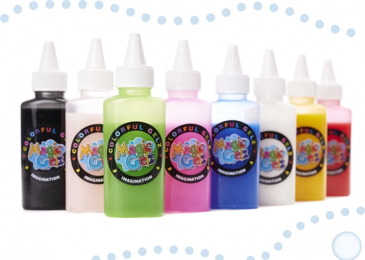 8 barevných gelů pro živé 3D výtvory