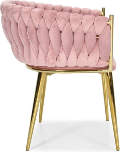 Pletené velurové čalounění s 3D efektem