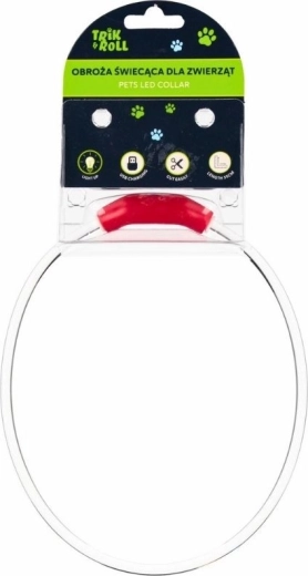 Svíticí LED USB obojek pro psa a kočku