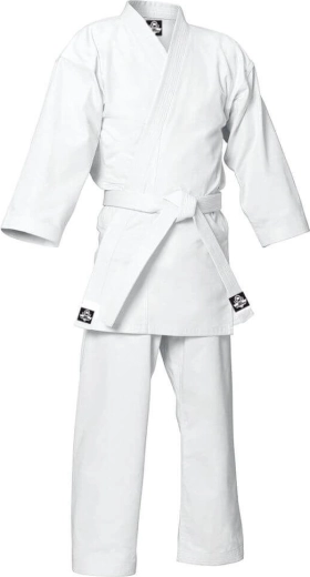 Dětské kimono DBX BUSHIDO kids pro karate s bílým páskem