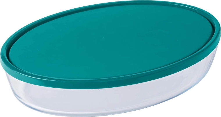 Skleněný pekáč Pyrex s víkem 3,1 l (35 × 24 × 6 cm)