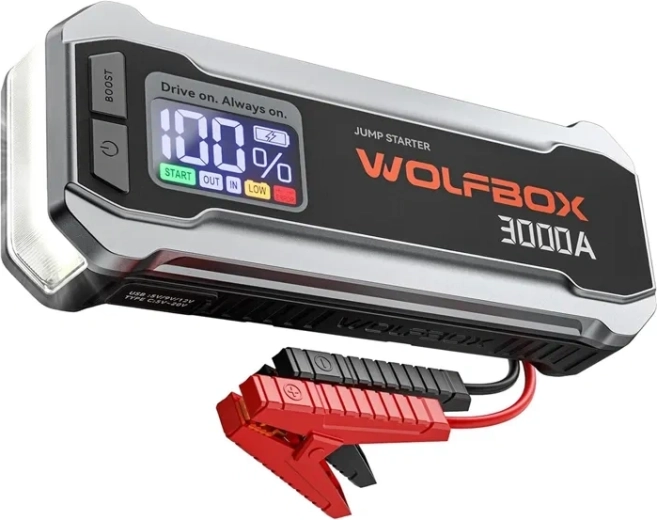 Startovací zdroj WOLFBOX MegaVolt 16 16 000 mAh 3 000 A