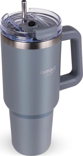 Termohrnek Lamart Huge šedý 1,2 l
