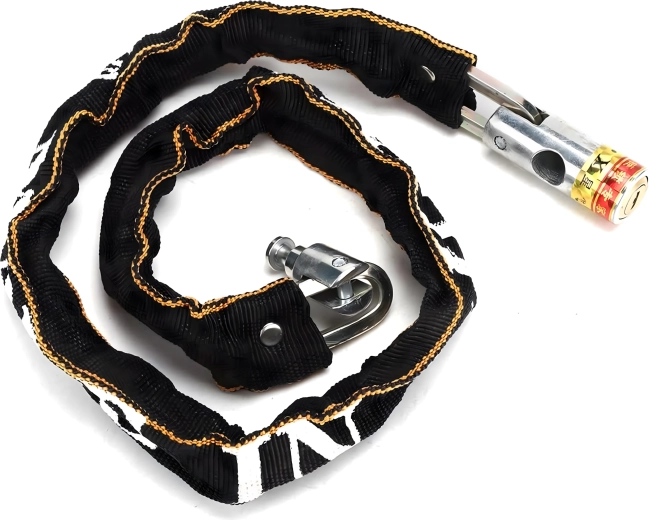 Odolný ocelový řetěz s ochranným návlekem