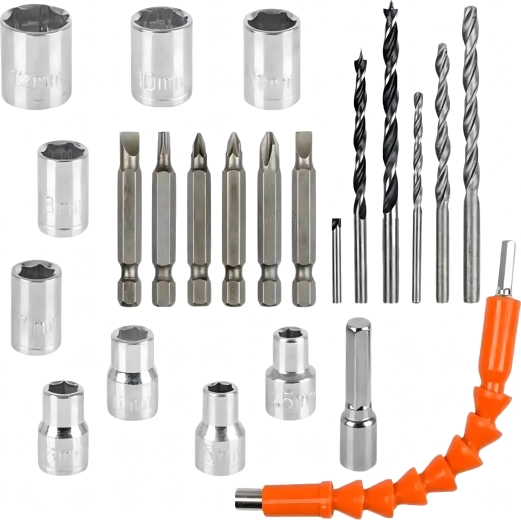 Kufr a příslušenství včetně flexibilního nástavce