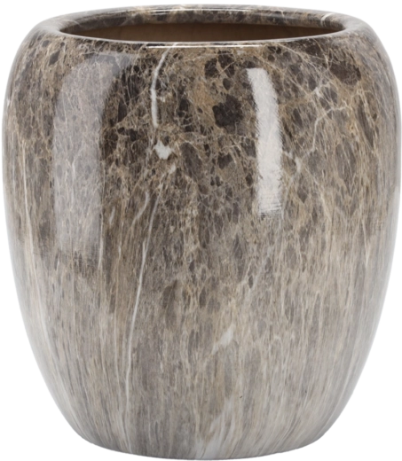 Keramický obal na květináč Marmur s mramorovým efektem 31 × 35 cm