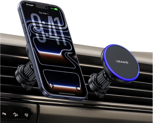 Silný magnet a stabilní uchycení do ventilace