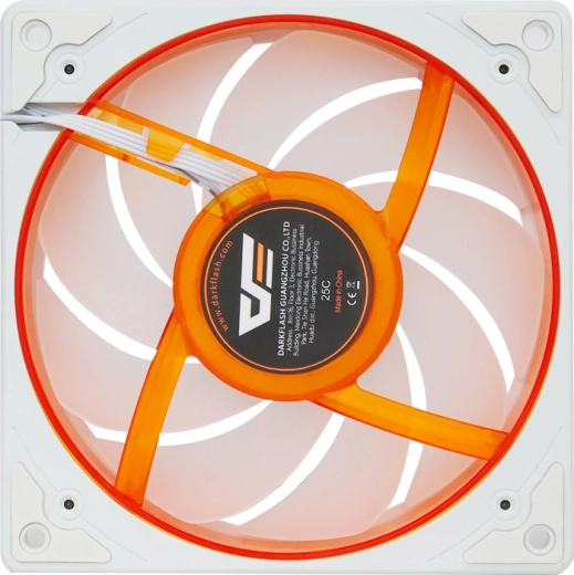 Chladicí ventilátor DARKFLASH DE8 120 mm ARGB (bílý)