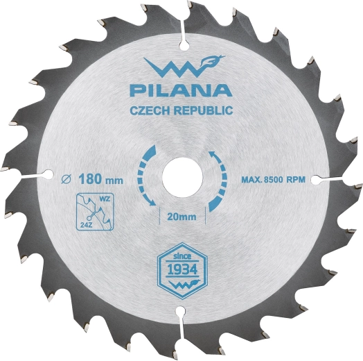 Pilový kotouč PILANA SK 5255 WZ 180 mm, 24 zubů