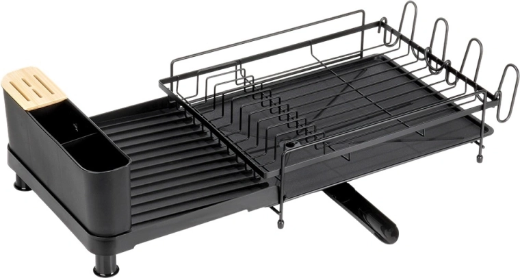 Tříkomorový příborník a bambusový blok na nože