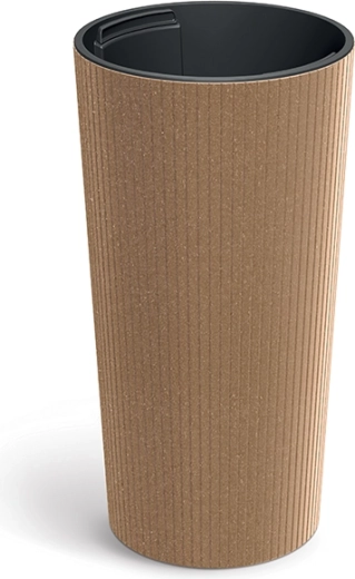 Květináč Lamia Slim Eco Wood 20 cm naturo