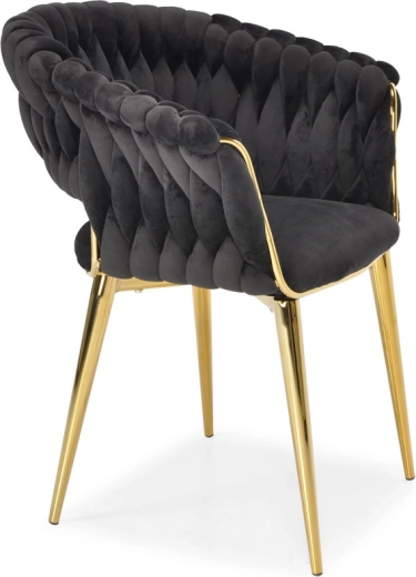 Luxusní samet v hluboké černi