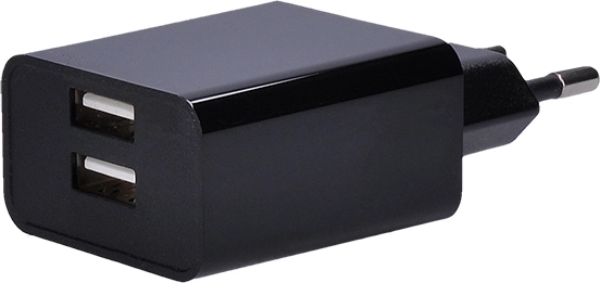 Solight usb nabíjecí adaptér se 2× USB, 3100 mA, černý