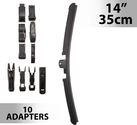 Stěrač Carguard 35 cm se 10 adaptéry