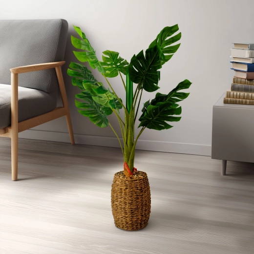 Umělá dekorativní rostlina filodendron 1 m