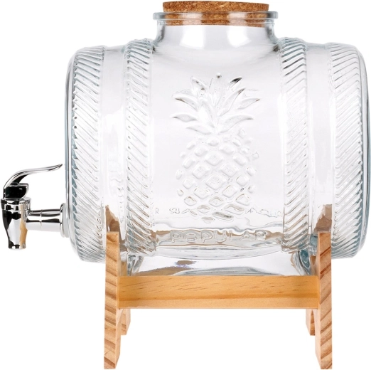 Silné sklo s reliéfem ananasu