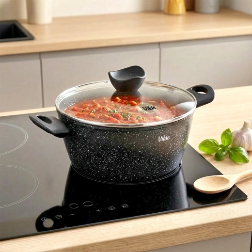 Nepřilnavý granitový povrch pro zdravé vaření