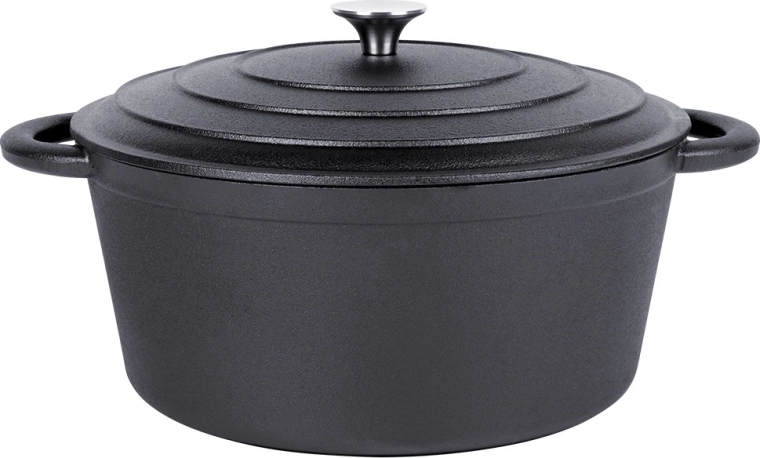 Pevná poklice s nerezovým knopem