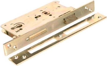 Zadlabací vložkový zámek K131 90/99 pravolevý, bílý zinek