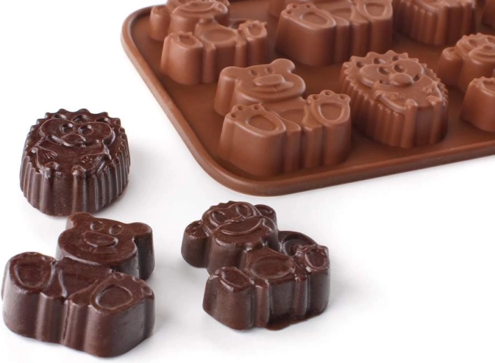 Nepřilnavý a ohebný silikon pro snadné vyklopení