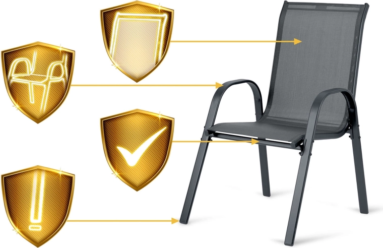 Pevná ocelová konstrukce s práškovým lakem