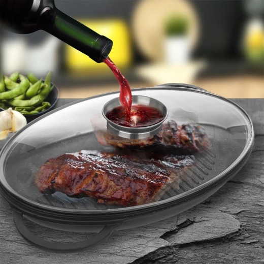 Poklice s dávkovačem pro víno a vývar