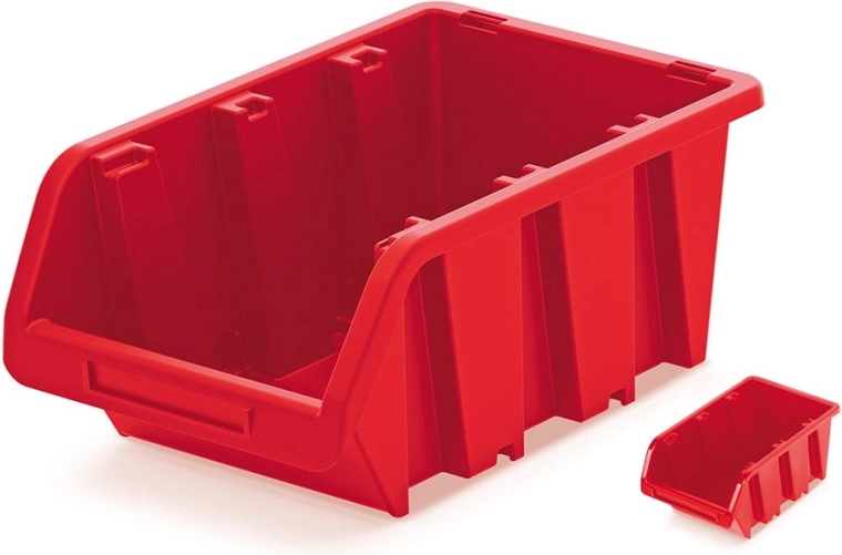 Plastový úložný box TRUCK 155 × 100 × 70 mm červený
