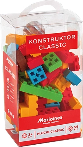 Klasické měkké stavebnice 55 dílků
