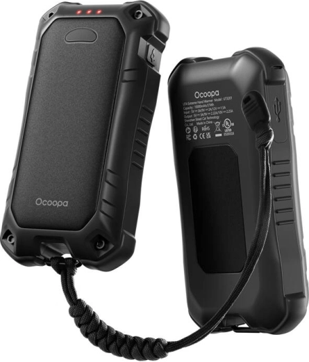 Ohřívač rukou Ocoopa s powerbankou 10000 mAh, černý