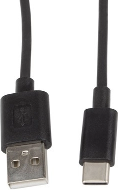 Lanberg usb-c na usb-a kabel 1,8 m, usb 2.0, černý - 1 kus