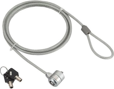 Bezpečnostní kabel k notebooku na klíč