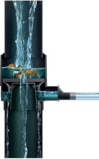 Plynulý tok vody a účinné oddělení nečistot