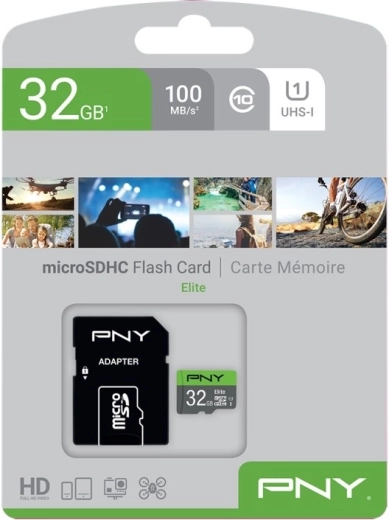 Paměťová karta microSDHC 32 GB pny elite