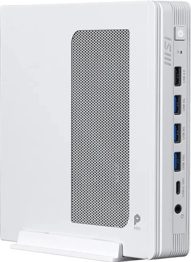 Kompaktní počítač PRO DP10 s Intel Pentium G7400, Wi‑Fi, bez OS, bílý