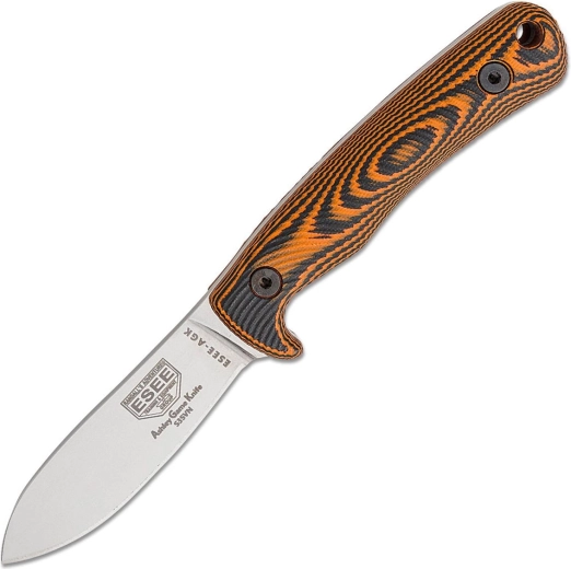 Lovecký nůž ESEE AGK s čepelí CPM S35VN, stonewash, G10 rukojeť
