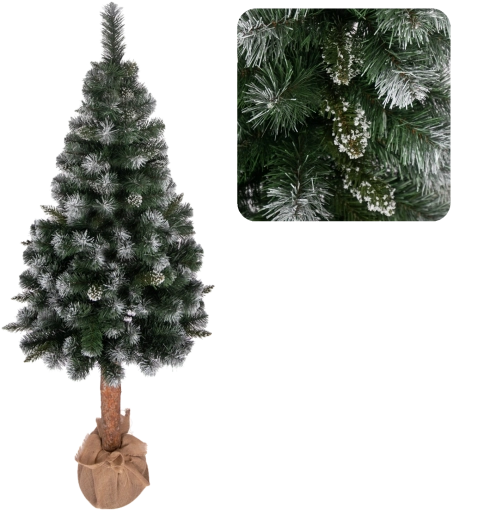 Jemně zasněžený efekt větviček