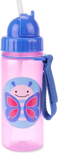 Skip Hop Zoo hrnek s brčkem Motýl 385 ml
