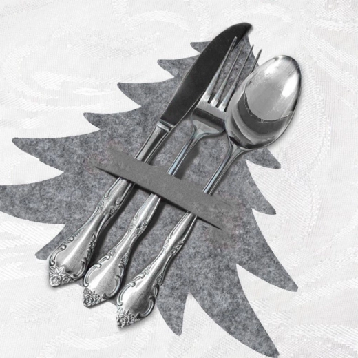 Sváteční design ve tvaru stromečku