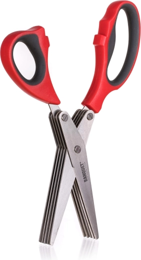 Nůžky na bylinky 21 cm Culinaria červené