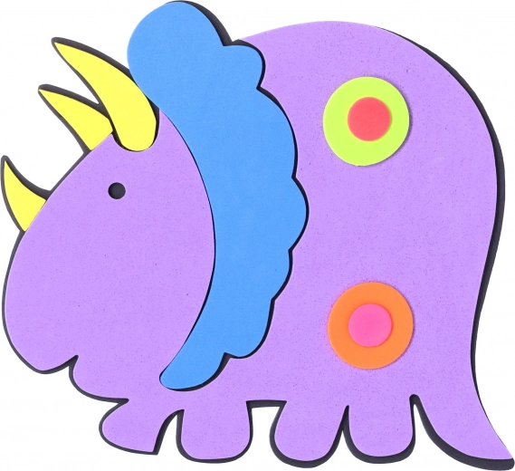 Veselé barvy a motivy dinosaurů