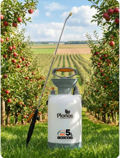 Nerezová lanca a mosazná tryska pro přesný postřik