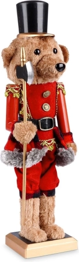 Vánoční figurka medvídek 39 cm